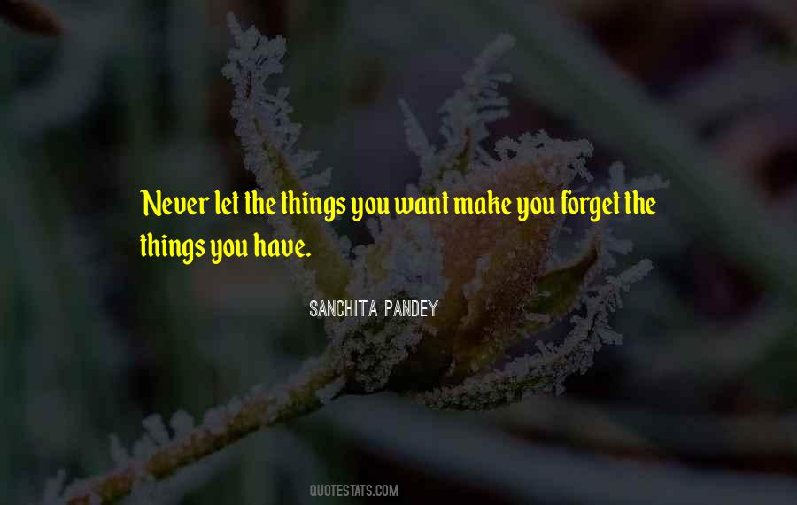 Never Let The Things You Want Quotes #1381144