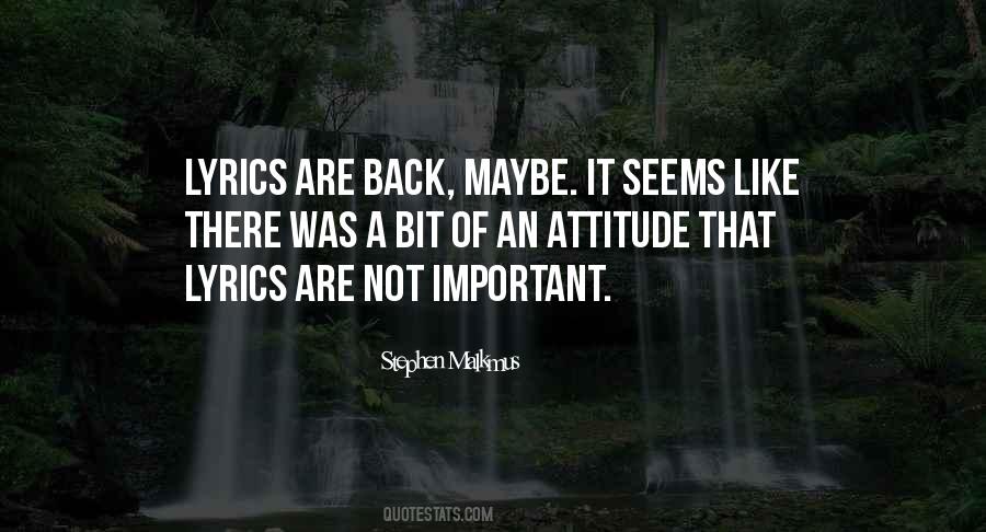 Never Look Back Attitude Quotes #788208