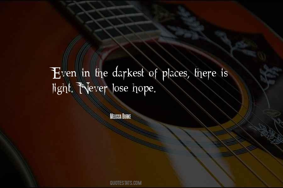 Never Lose Hope Quotes #1650840