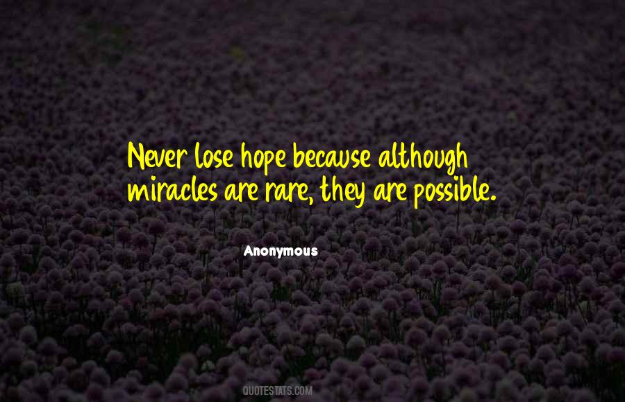 Never Lose Hope Quotes #1675379