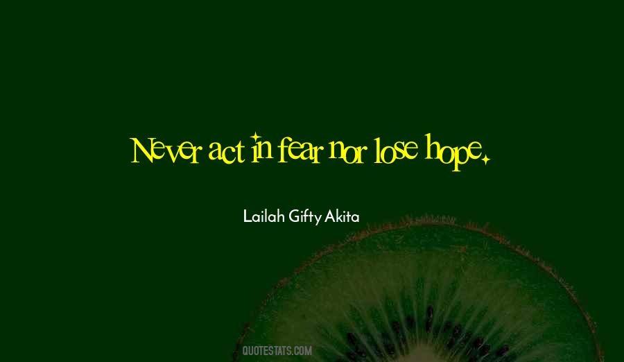 Never Lose Hope Quotes #5843