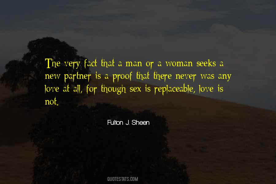 Never Love A Man Quotes #615522