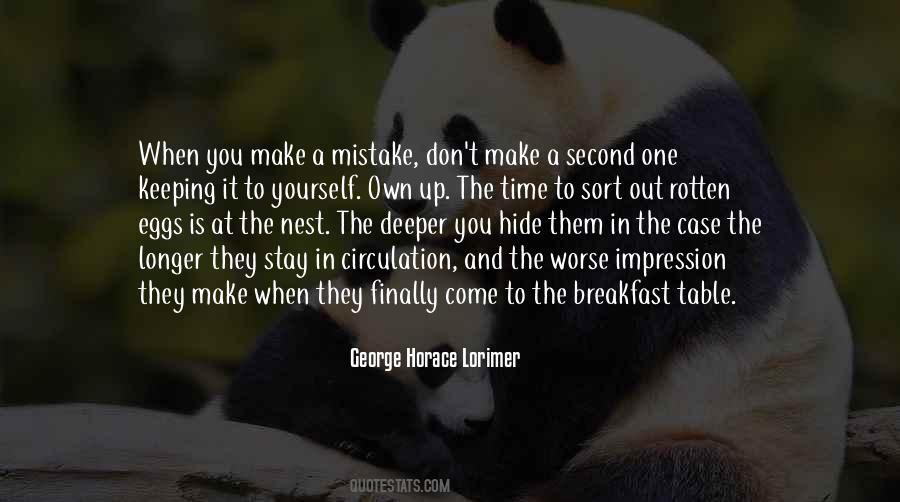Never Make The Same Mistake Quotes #81335