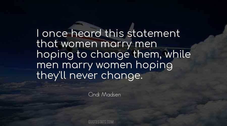 Never Marry Quotes #130078