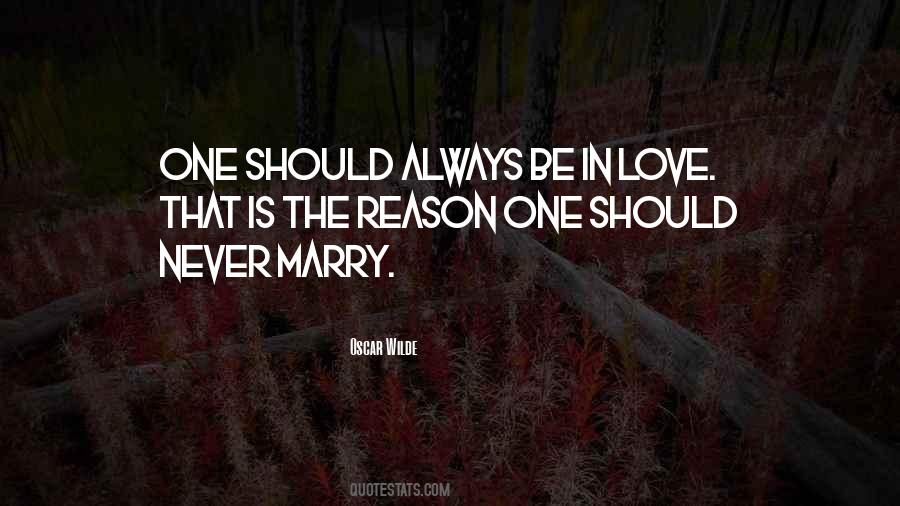 Never Marry Quotes #885142