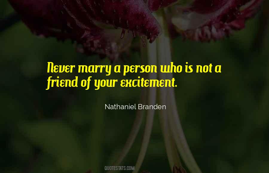 Never Marry Quotes #896257