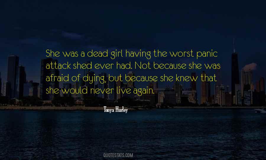 Never Panic Quotes #1358536
