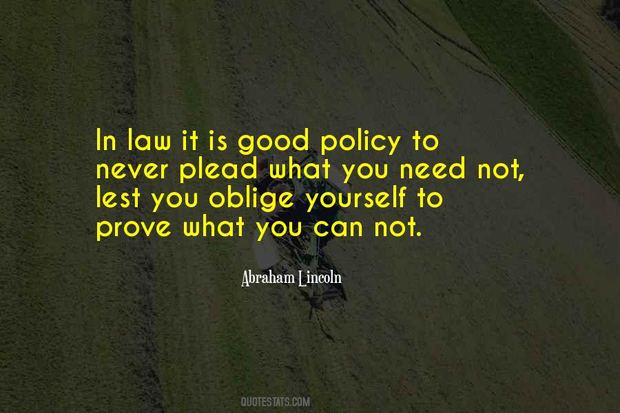 Never Plead Quotes #1325162