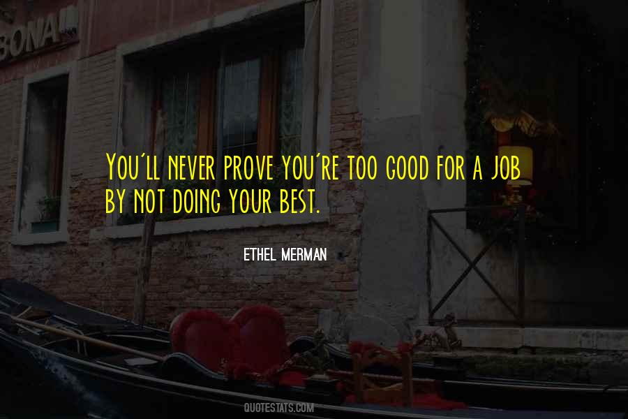 Never Prove Quotes #329067