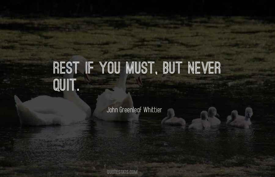 Never Quit Quotes #1190497