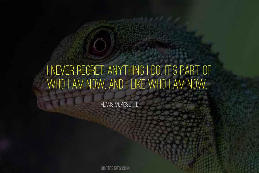 Never Regret Anything Quotes #102923