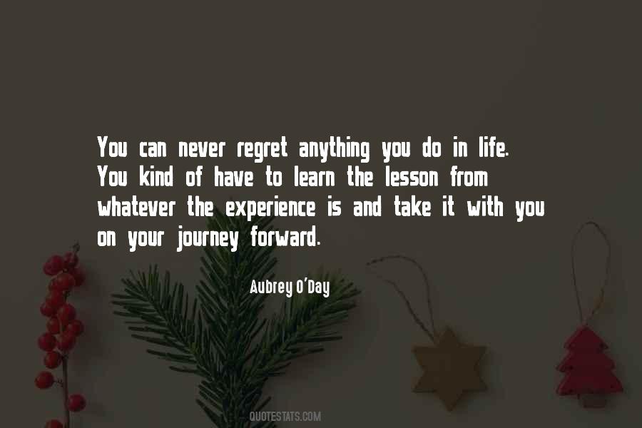 Never Regret Anything Quotes #195882