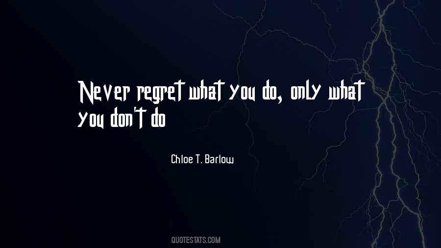 Never Regret Quotes #505658