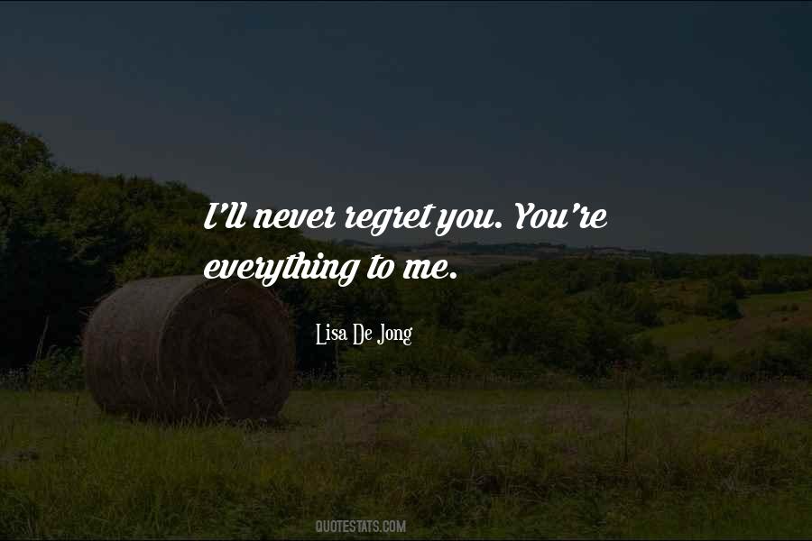 Never Regret Quotes #583932