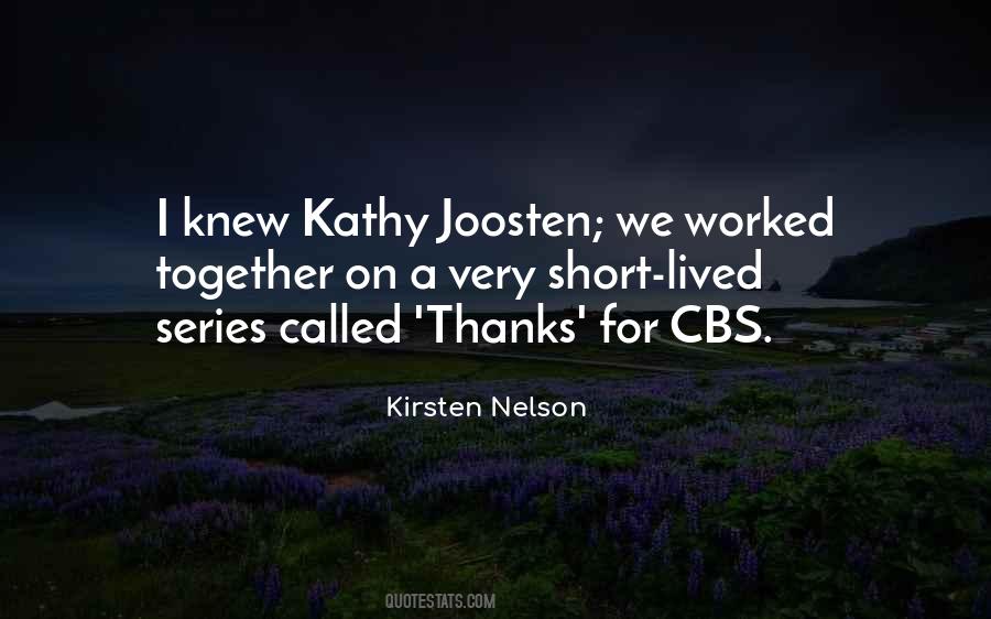 Quotes About Cbs #1057161