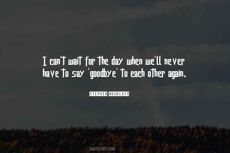 Never Say Goodbye Quotes #1266118