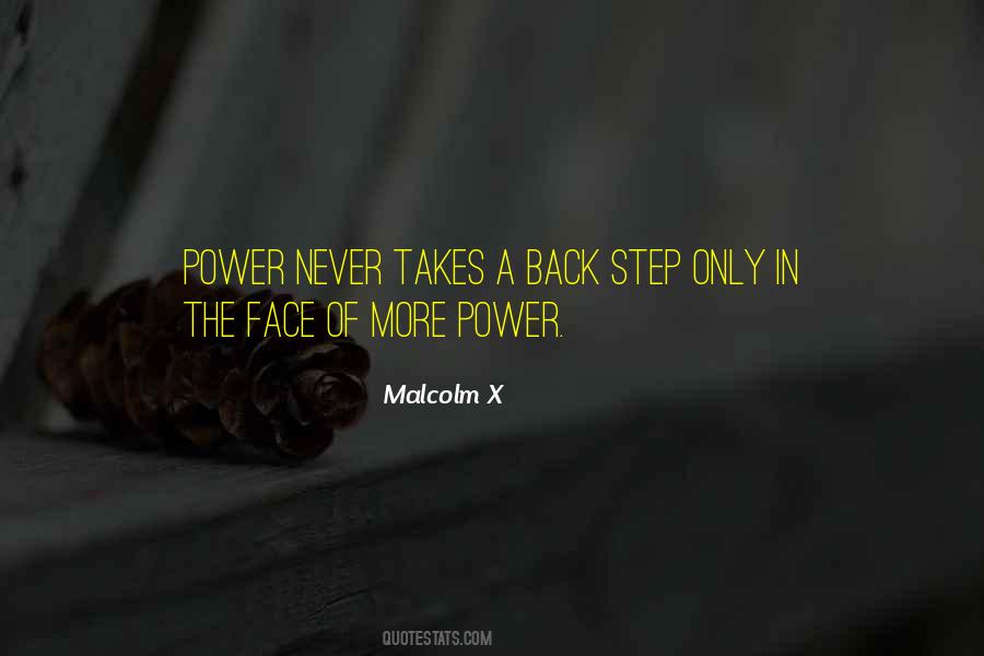 Never Step Back Quotes #1305345