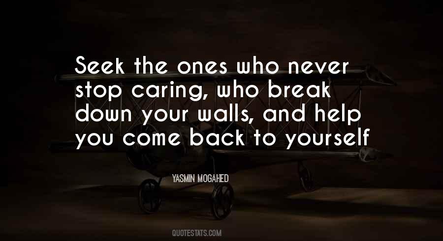 Never Stop Caring Quotes #1557186