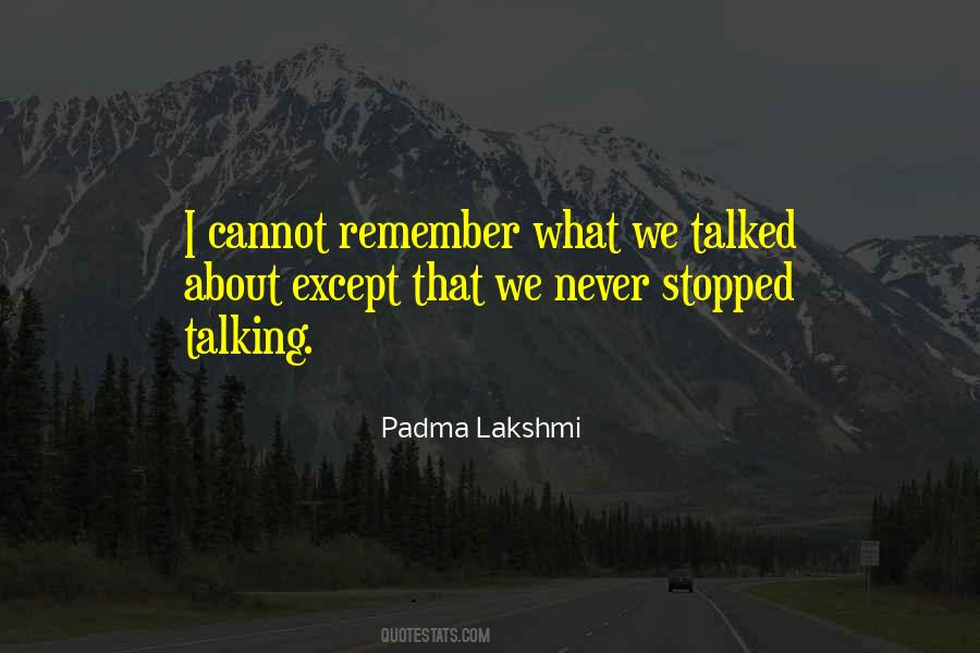 Never Talked Quotes #615039