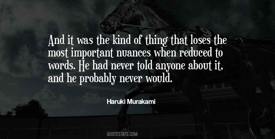 Never Told Quotes #1342249