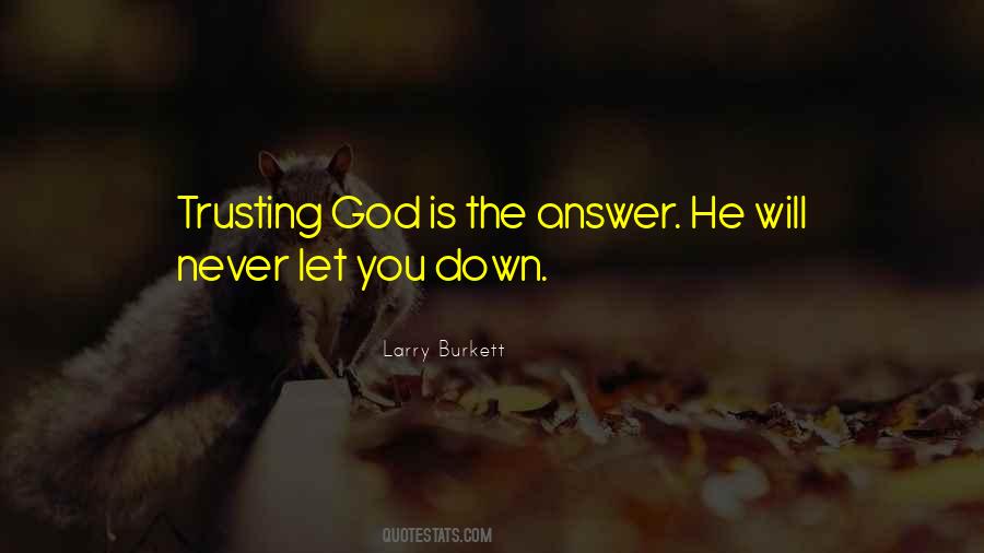 Never Trust God Quotes #1230200