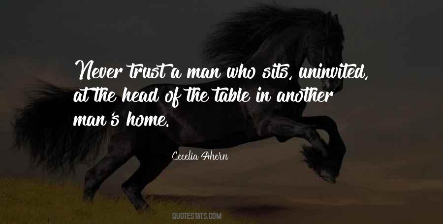 Never Trust Man Quotes #1179658