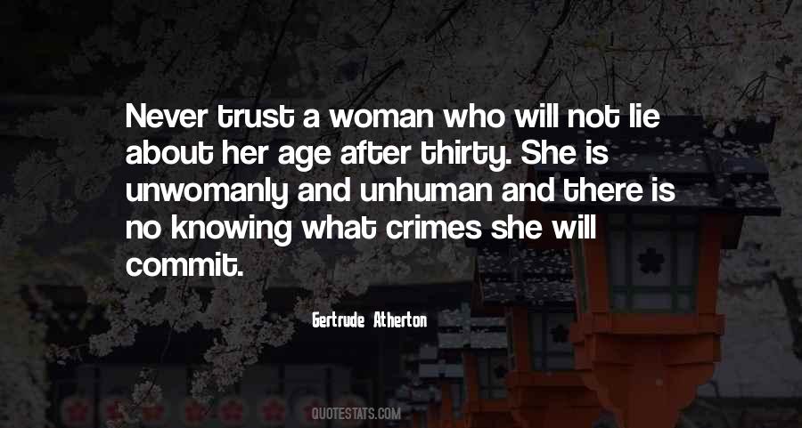Never Trust Woman Quotes #496559