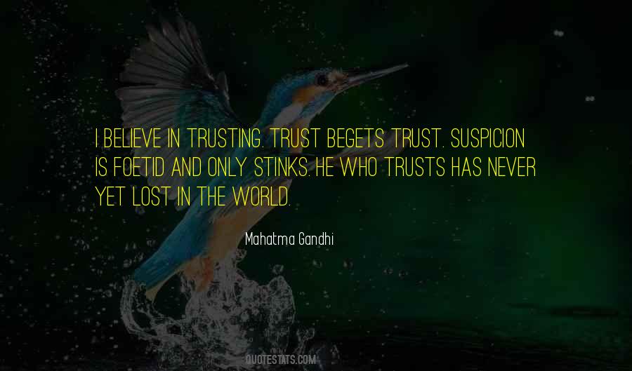 Never Trusting Quotes #572834