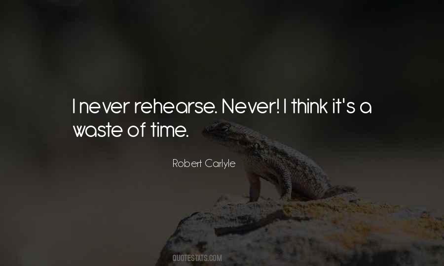 Never Waste Time Quotes #890405