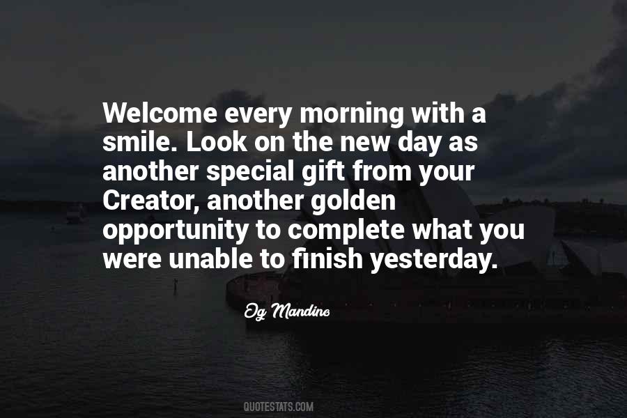 New Day Morning Quotes #335036