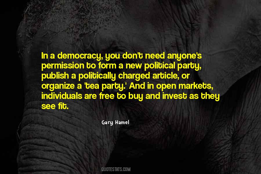 New Political Party Quotes #1207400