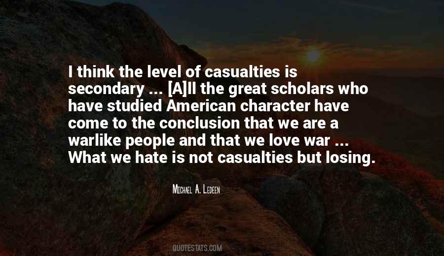 Quotes About Casualties In War #821704