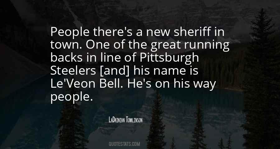 New Sheriff In Town Quotes #979528