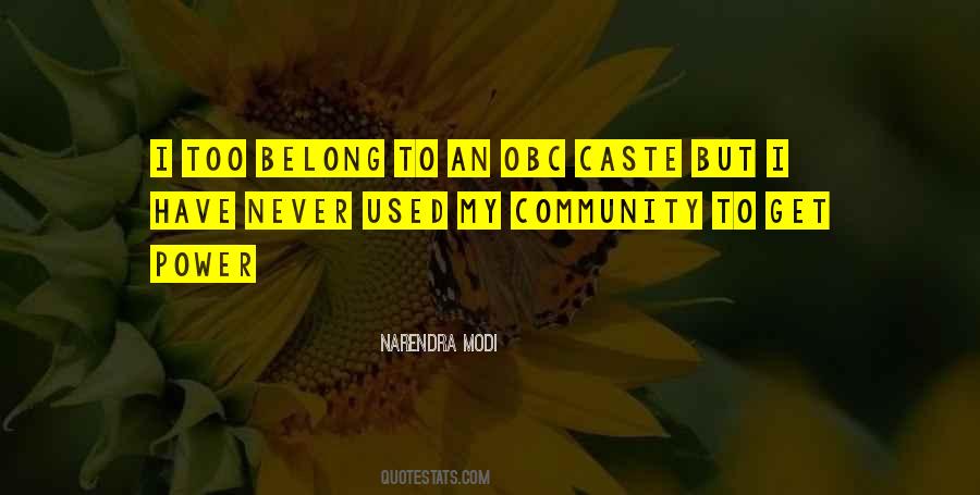 Quotes About Castes #273702