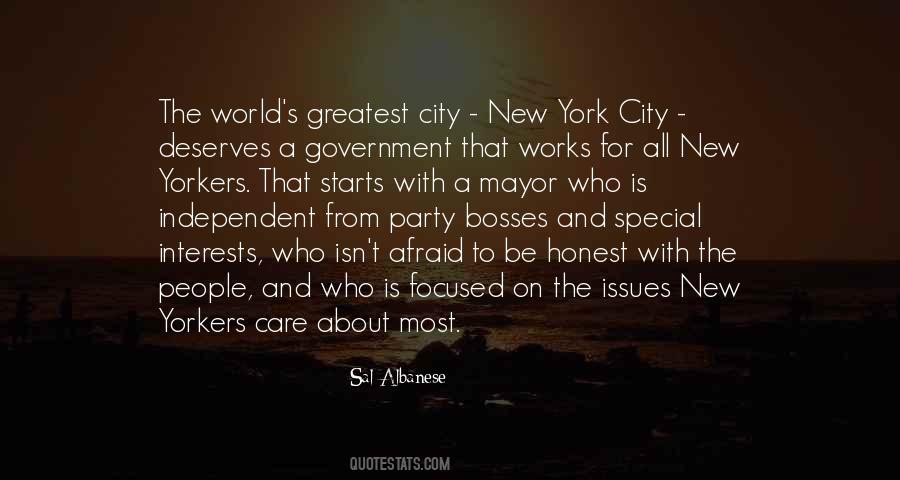 New York Mayor Quotes #863598