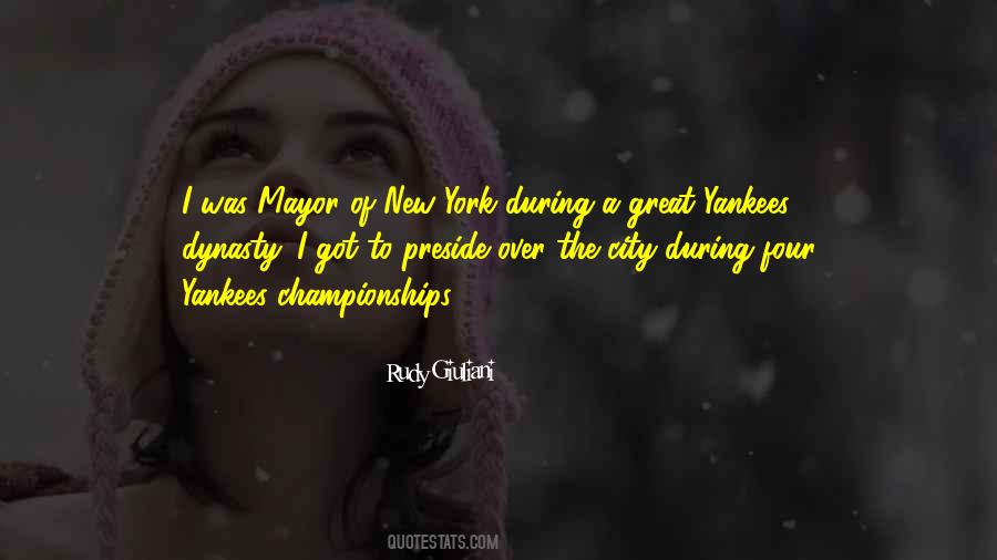 New York Mayor Quotes #940761