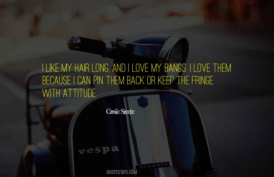 Quotes About Cassie Love #1040297