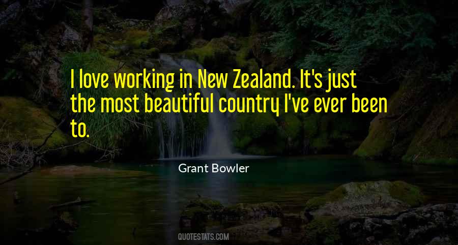 New Zealand Love Quotes #590079