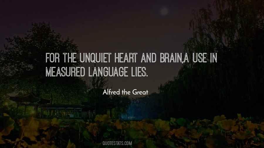 Quotes About Unquiet #1774296