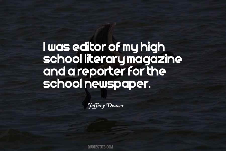Newspaper Editor Quotes #320429