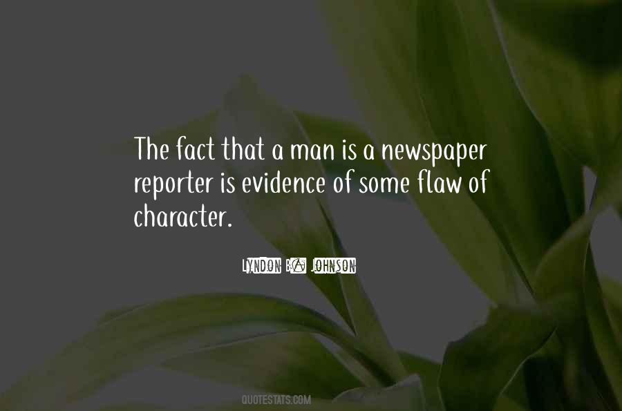 Newspaper Man Quotes #955601