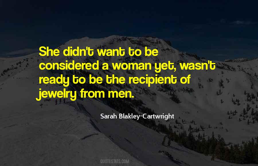 Quotes About Cartwright #168819