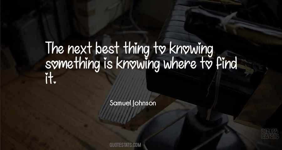 Next Best Thing Quotes #512618