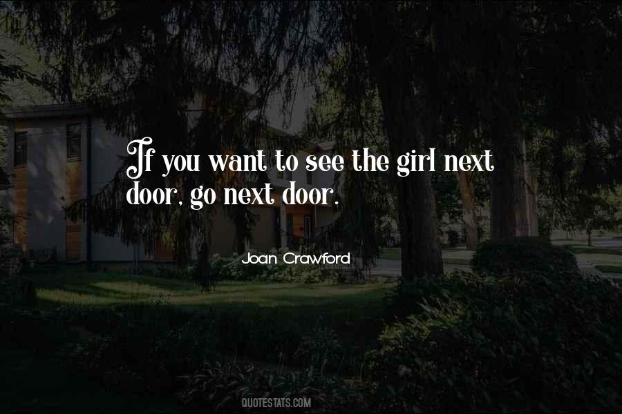 Next Door Quotes #1044641