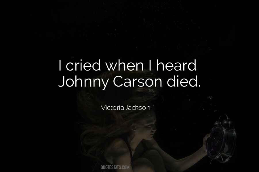 Quotes About Carson #131383