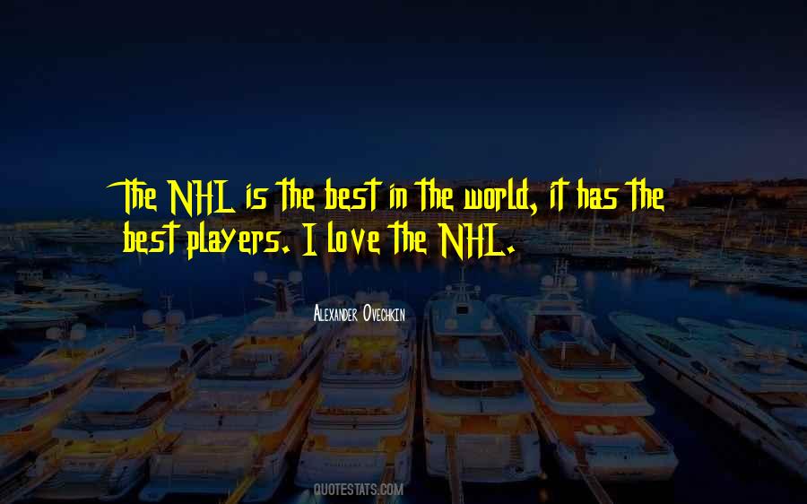 Nhl Player Quotes #1391286