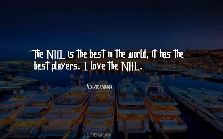 Nhl Players Quotes #1391286