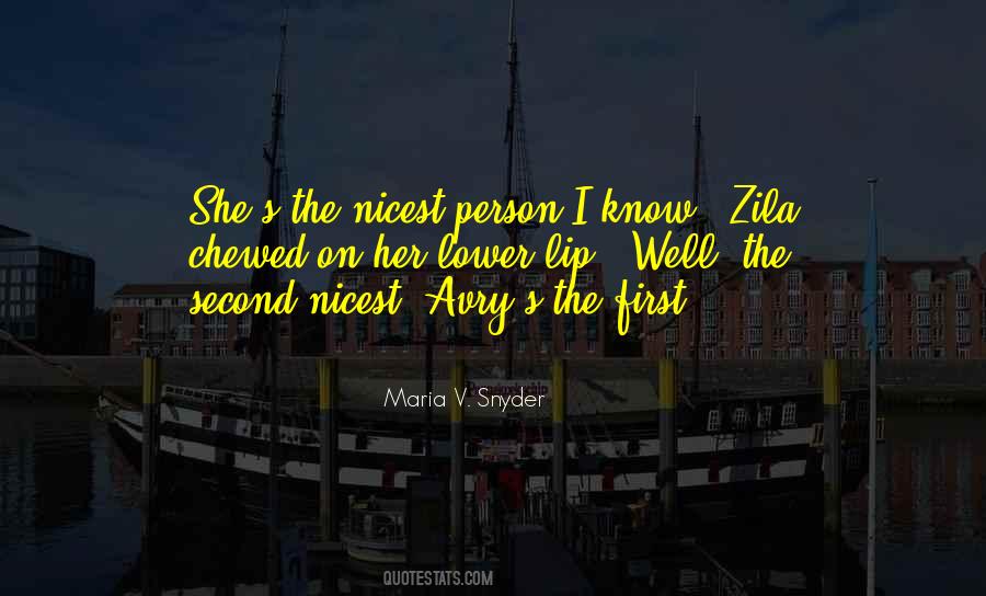 Nicest Person Quotes #1616624