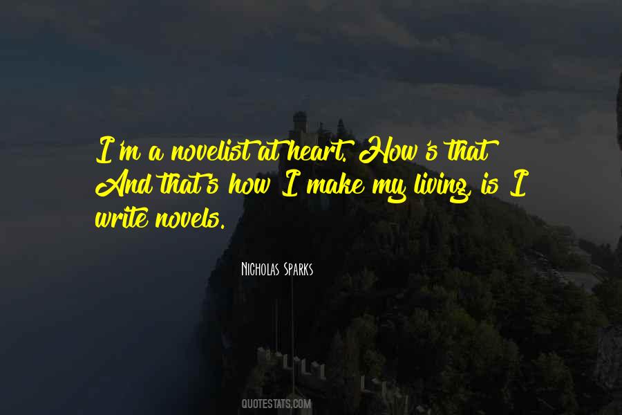 Nicholas Sparks Novels Quotes #1562965