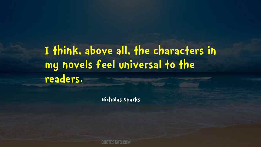 Nicholas Sparks Novels Quotes #1613927